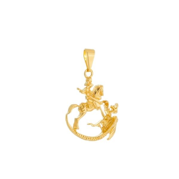 Pingente de São Jorge 24k