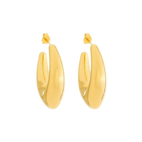 Brinco Concha Orgânico 24k